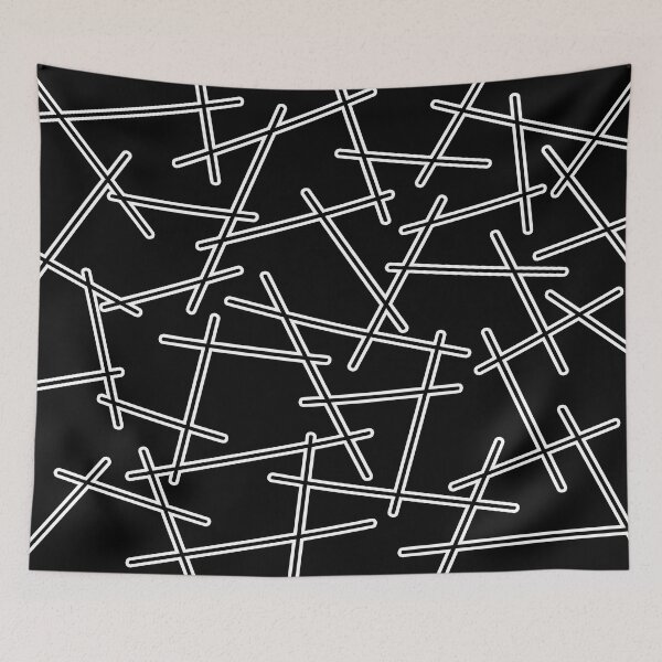 Item preview, Abstract geometric pattern - black and white. designed and sold by K.S ART.