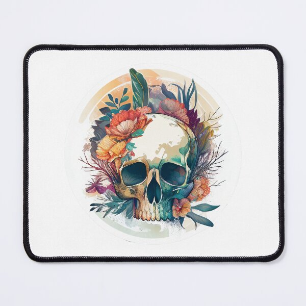 Item preview, Flower Skull designed and sold by BoneyardGrafix.