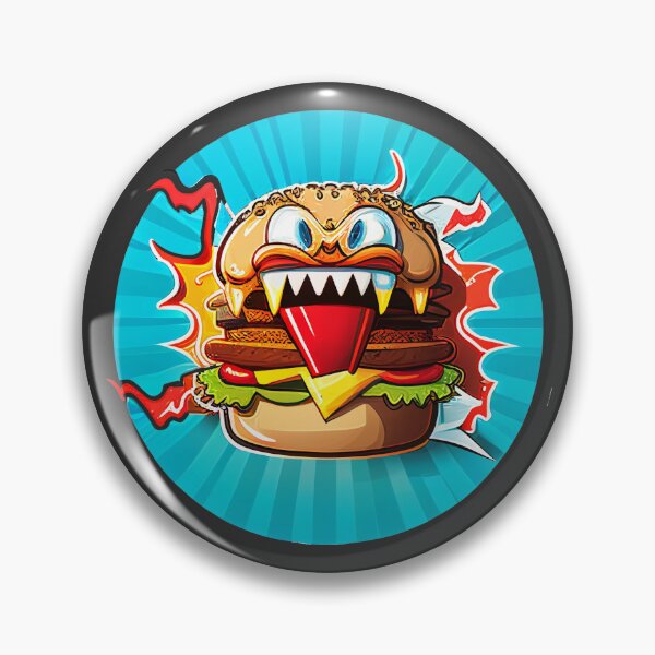 Item preview, Demon Burger designed and sold by BoneyardGrafix.