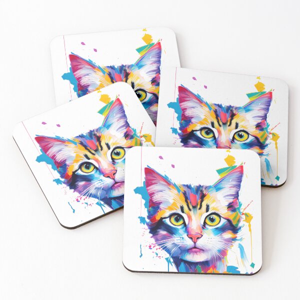 Item preview, a colorful cat designed and sold by VTNStore.