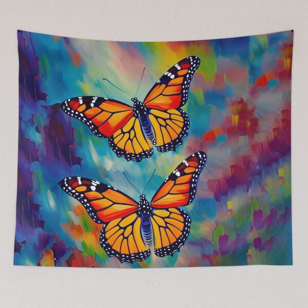 Item preview, Colorful Monarch Butterfly Lover Insect Art designed and sold by Blok45.