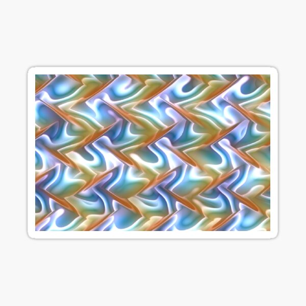 Holo Waves Sticker