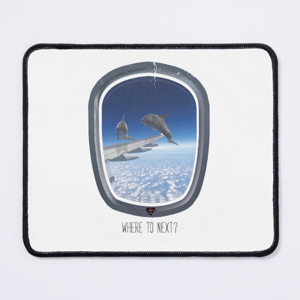 Item preview, Funny Flying Dolphins design Travel and Aviation Enthusiast designed and sold by Ikaroots.