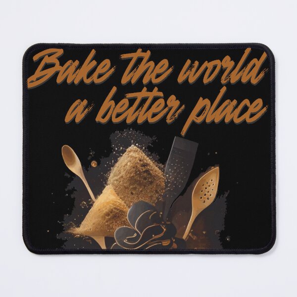 Item preview, Bake the world a better place! designed and sold by HappyBox--.