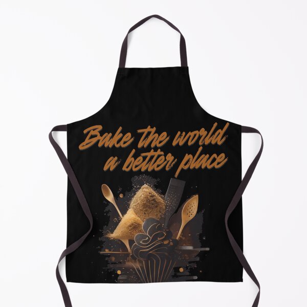 Item preview, Bake the world a better place! designed and sold by HappyBox--.