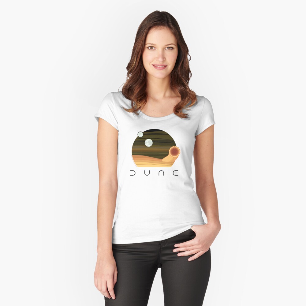 Item preview, Fitted Scoop T-Shirt designed and sold by Markadesign.