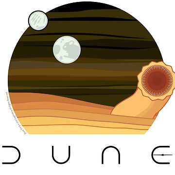 Artwork thumbnail, Dune Desert Night and Sandworm by Markadesign