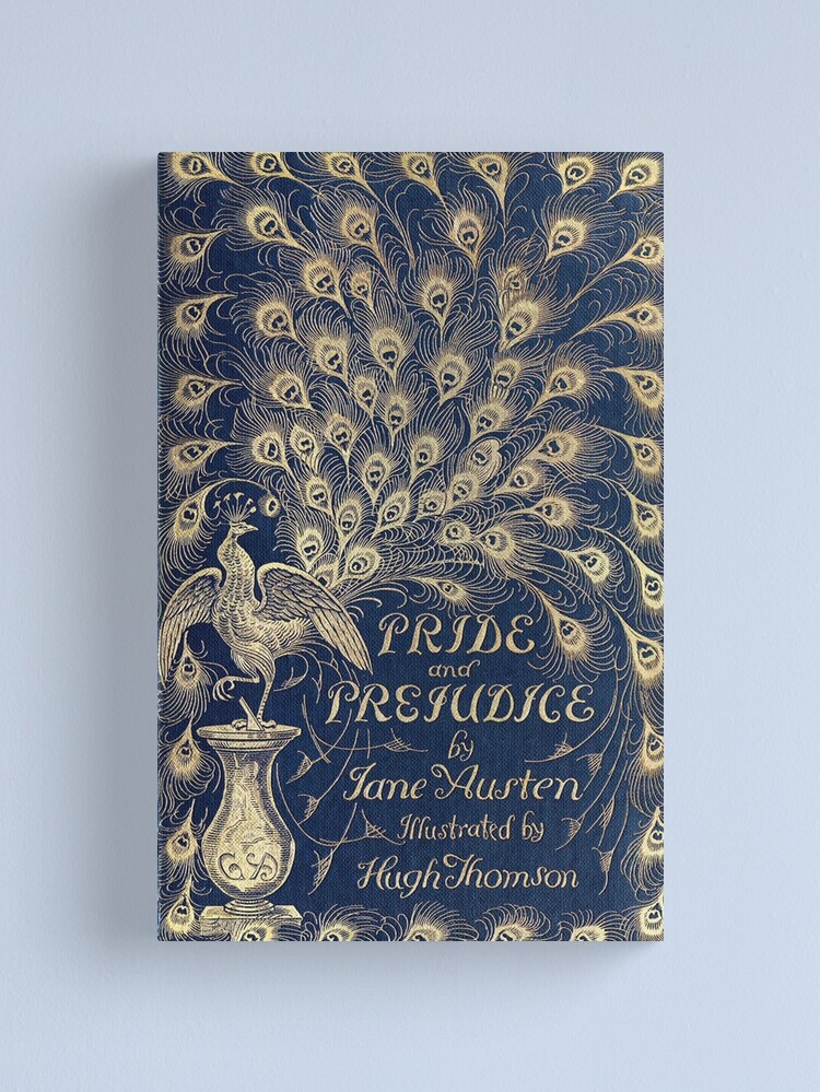 Alternate view of Pride and Prejudice old cover [Click to see other items with this design] Canvas Print