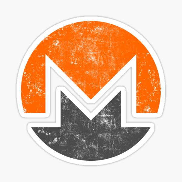 Vintage Monero Cryptocurrency Sticker