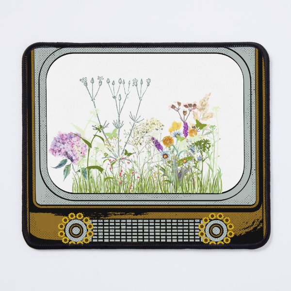 Item preview, Spring blooms floral garden ‘Watch Me Grow’, watercolor flower TV designed and sold by Flowerartlovers.