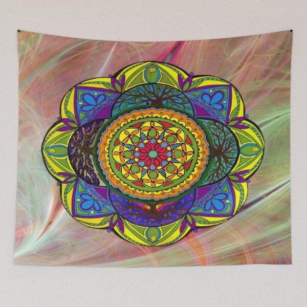 Item preview, Four seasons Mandala  designed and sold by MoodysT's.