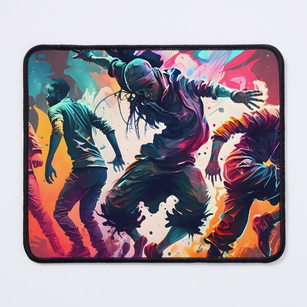 Item preview, Colorful Hip Hop Dance, paint art designed and sold by Kenneth Heiss.