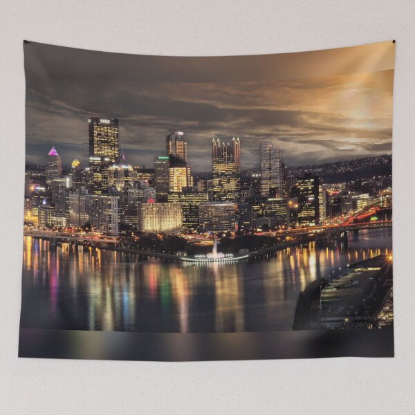 Item preview, Point Park and the Pittsburgh Skyline designed and sold by Kathy Weaver.