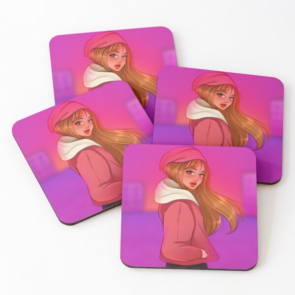 Item preview, LoFi chill girl in neon city designed and sold by MeltemkArtShop.