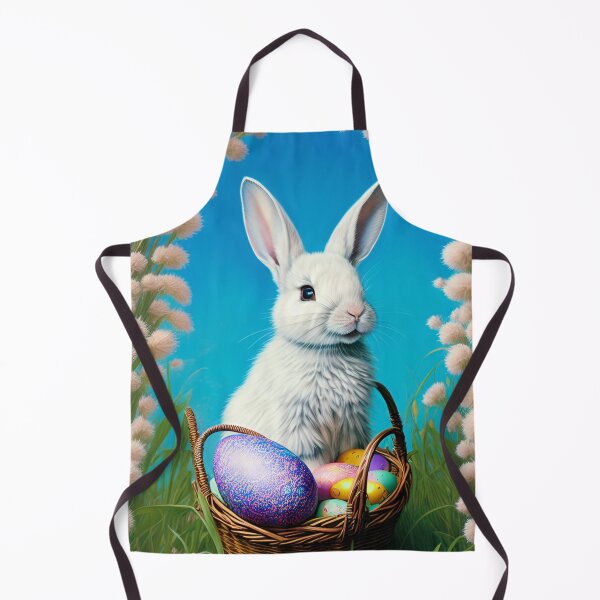 Item preview, Colorful Festive Easter Eggs Easter Bunny Spring Flowers Version 60 designed and sold by DreamingAwake1.