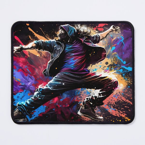 Item preview, Colorful Hip Hop Dance, paint art designed and sold by Kenneth Heiss.