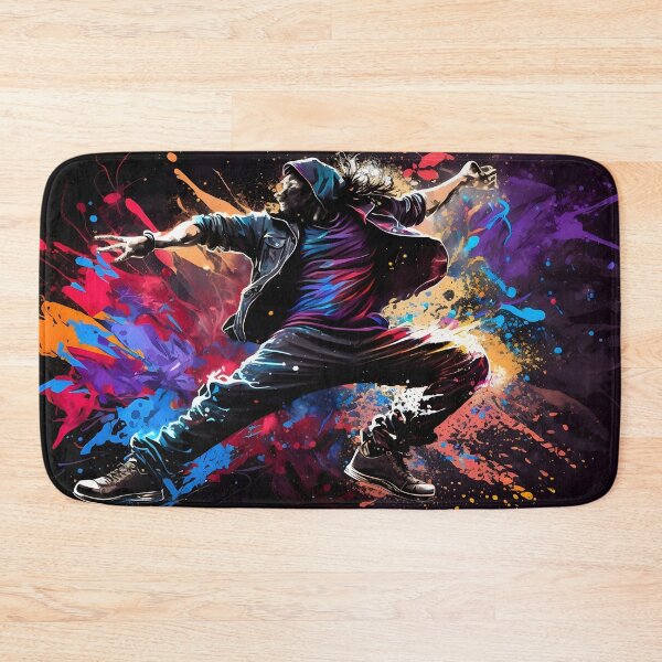 Item preview, Colorful Hip Hop Dance, paint art designed and sold by Kenneth Heiss.