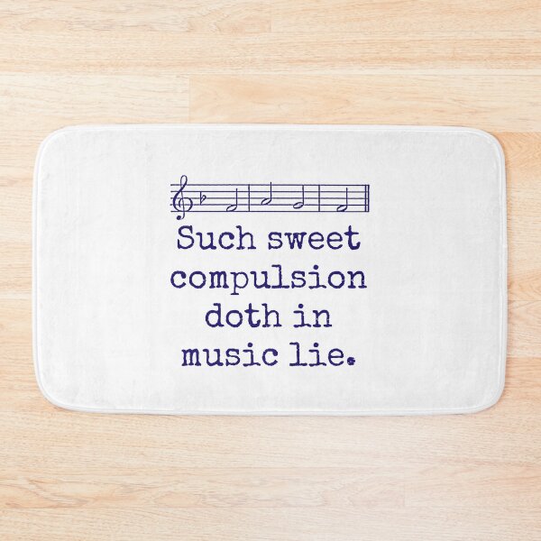 Item preview, Such Sweet Compulsion - Music Quote  designed and sold by CrankyOldDude.