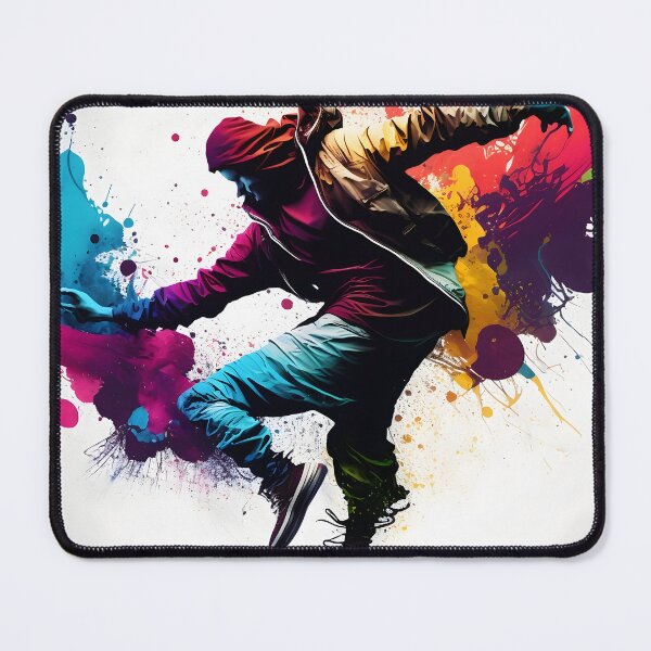 Item preview, Colorful HipHop Dance, paint art designed and sold by Kenneth Heiss.