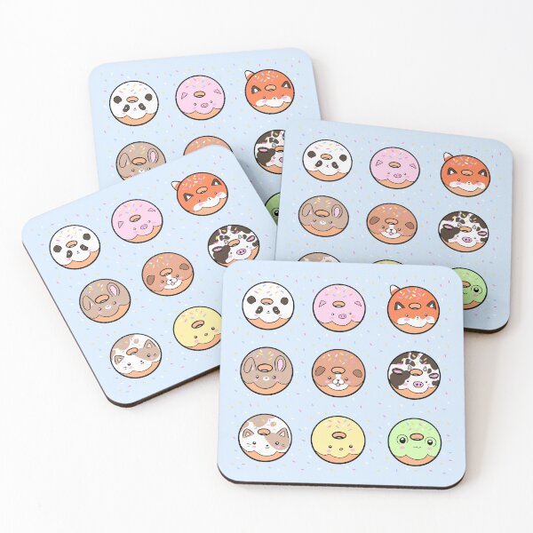 Item preview, Cute Donuts animals pack  designed and sold by Yarafantasyart.