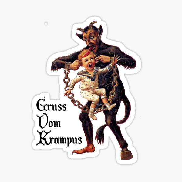 Aperçu de l'œuvre Grom Vom Krampus créée et vendue par teachertees.