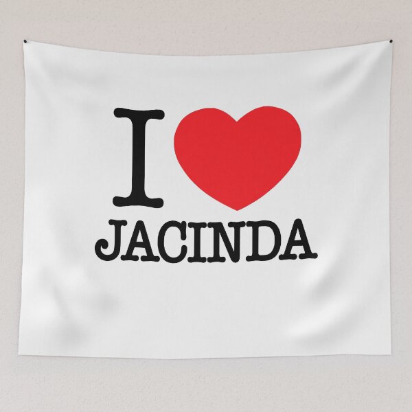 Item preview, I heart Jacinda Ardern black white New Zealand Prime Minister Kiwi I love NY style designed and sold by starkle.