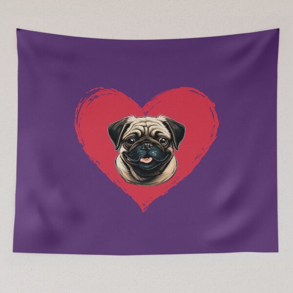 Item preview, Pug Love designed and sold by The-Vault.