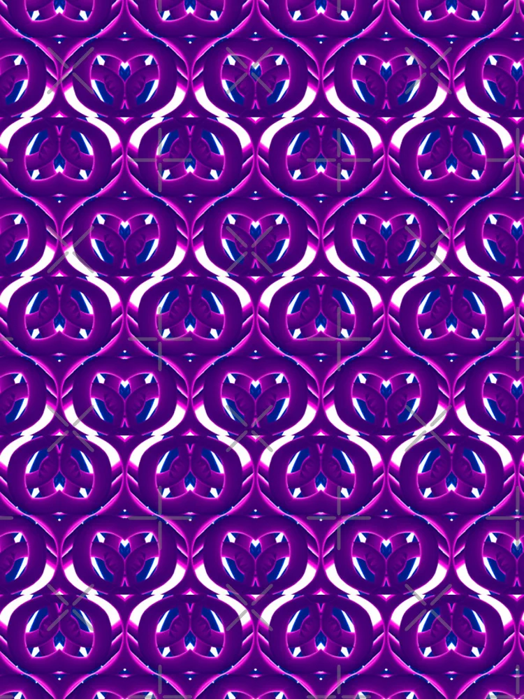 Thumbnail 4 of 4, iPhone Case, Purple artwork pattern designed and sold by Work of art Shop.
