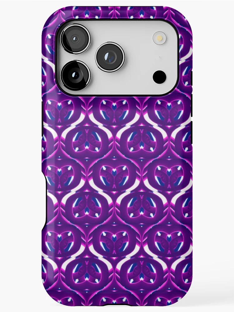 Thumbnail 1 of 4, iPhone Case, Purple artwork pattern designed and sold by Work of art Shop.