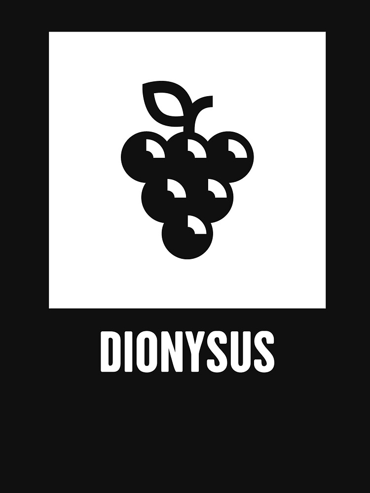 Dionysus Greek Mythology God Symbol by ethandirks.