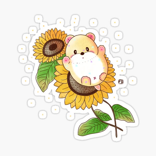 Item preview, Hamster | Hamster Lover - cuties hamster playing in sunflower designed and sold by FennyWijayaMomo.