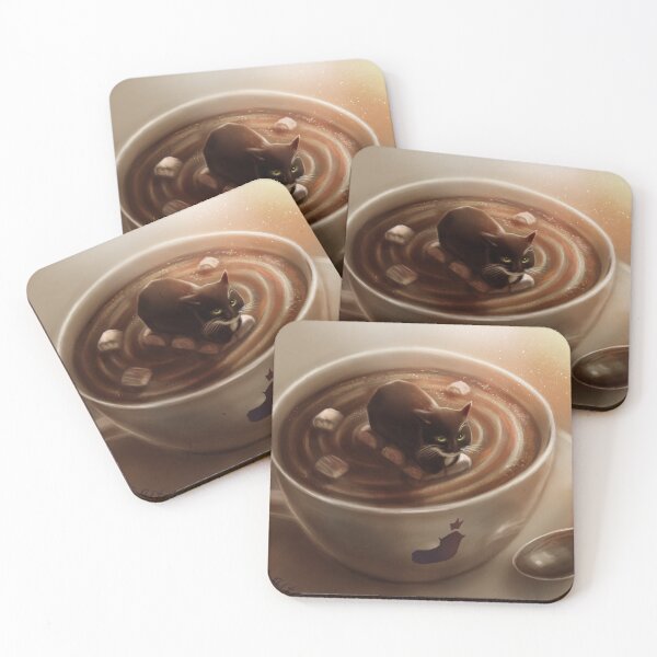 Item preview, Maxwell The Coffee Cat designed and sold by Fantasy Illustrations & Fan Art.