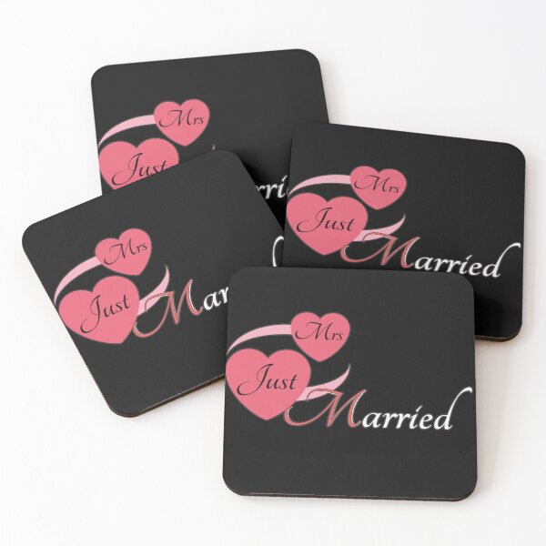 Item preview, just married, mr and mrs, wedding gift. designed and sold by DesignMod.