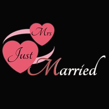 just married, mr and mrs, wedding gift. | Sticker