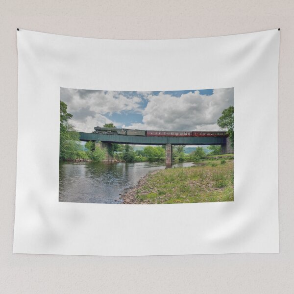 Item preview, Flying Scotsman over the River Usk designed and sold by Steve H Clark.