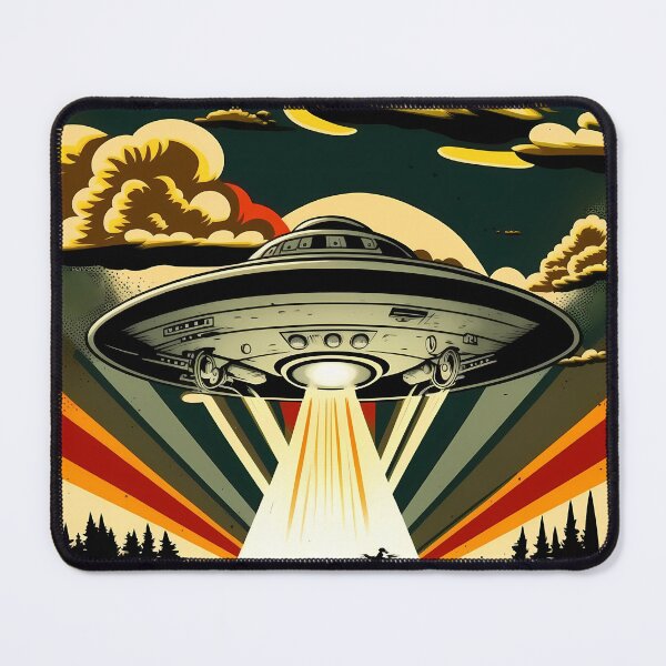 Item preview, UFO Sightings: A Close Encounter with Mysterious Flying Objects designed and sold by RafaelVanti.