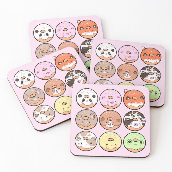Item preview, Cute dounts animals pattern  designed and sold by Yarafantasyart.