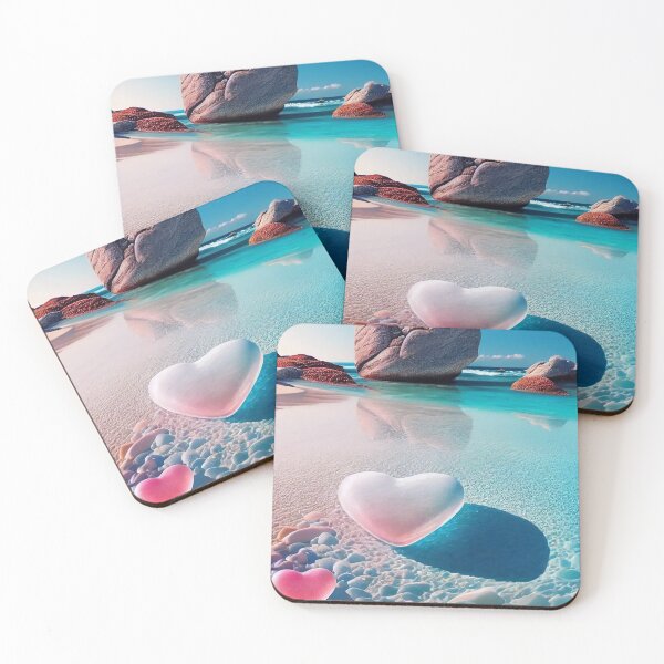 Item preview, Crystal Waters: The Sparkling Beauty of the Sunny White Beach designed and sold by PosterManiaRo.