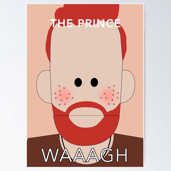 Artikel-Vorschau von Der Prinz - WAAAGH (South Park Spare) Prinz Harry Buch, designt und verkauft von SHOT CLASSICS.