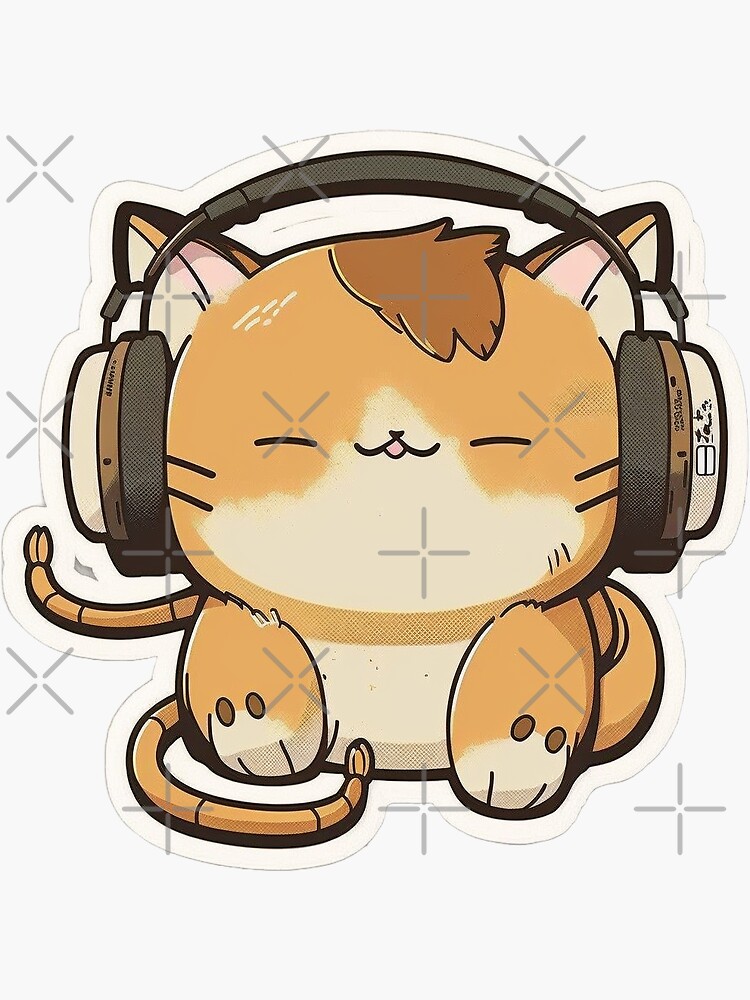 Kawaii Sticker Headphones