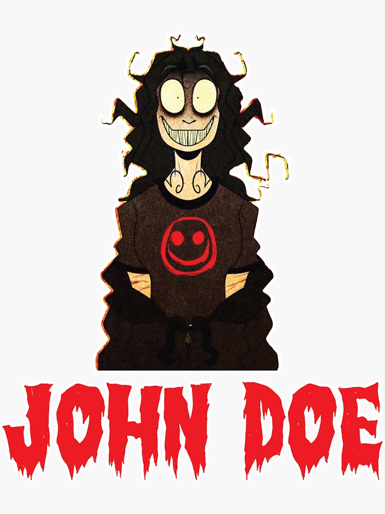john doe abstract Sticker for Sale by myartforyou12