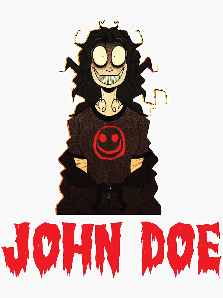 john doe Sticker for Sale by myartforyou12