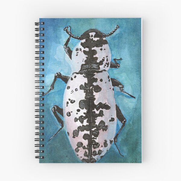 Item preview, Texas Ironclad Beetle black & white pattern by Ela Steel designed and sold by elasteel.
