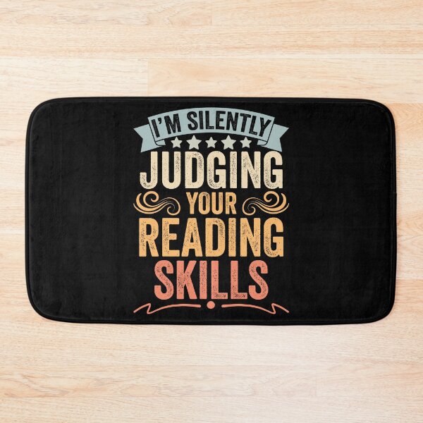 Item preview, I'm Silently Judging Funny Reading Skills For An ELA Teacher designed and sold by Nessshirts.