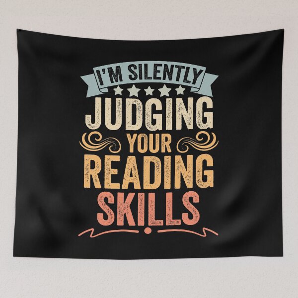 Item preview, I'm Silently Judging Funny Reading Skills For An ELA Teacher designed and sold by Nessshirts.