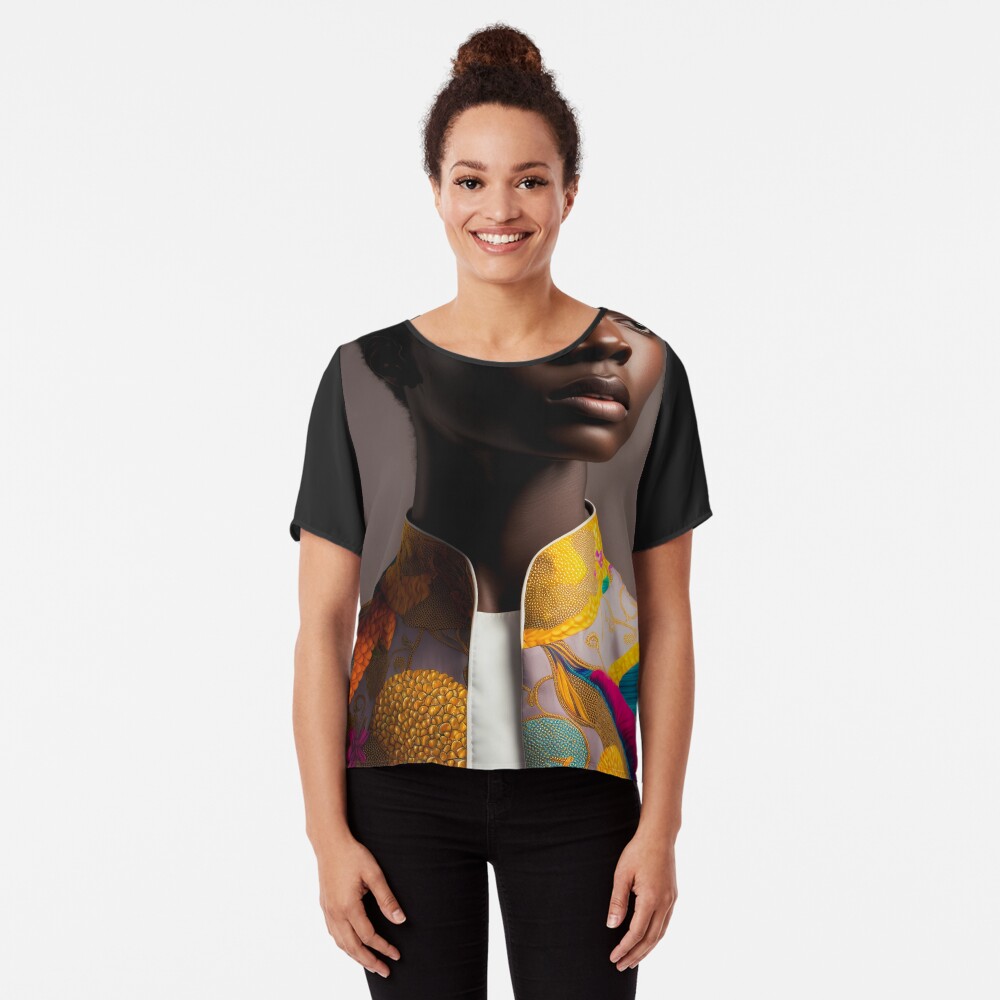 Item preview, Chiffon Top designed and sold by AI-nspiration.