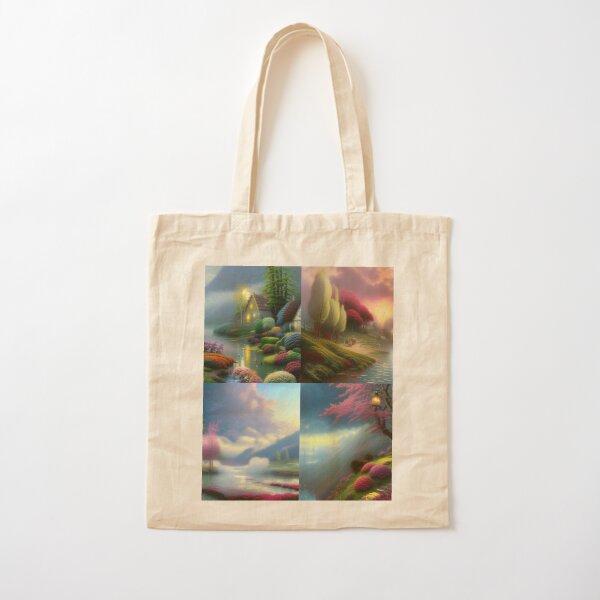 And the drooping ostrich feathers  sway within my brain,  and the dark-blue fathomless eyes  become blossoms on the distant shore. Cotton Tote Bag