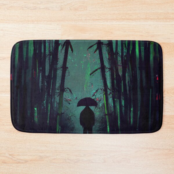 Item preview, "The Menacing Straw Hat Figure in the Dark Bamboo Forest" designed and sold by ReshCastella.