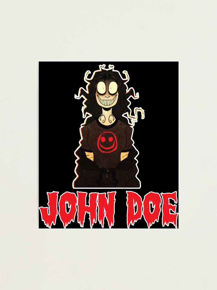 john doe horror character Sticker for Sale by myartforyou12