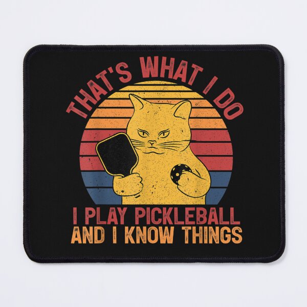 Item preview, That's What I Do Cat Lovers Paddleball Player Pickleball designed and sold by Es4clhoting.